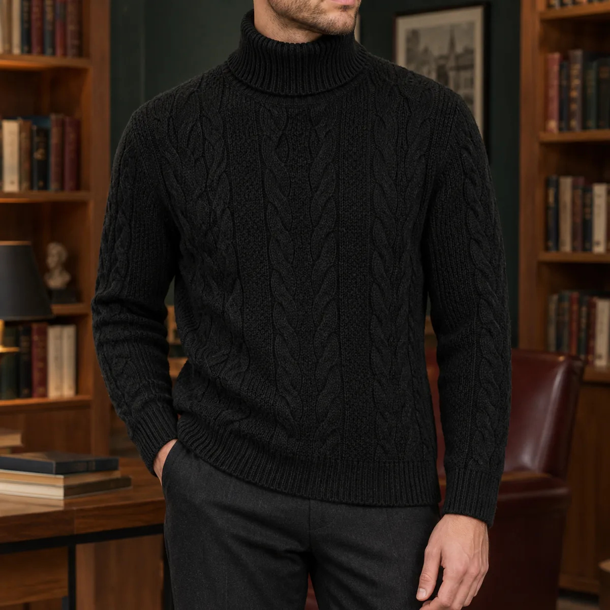 Arnaud Cable Knit Sweater