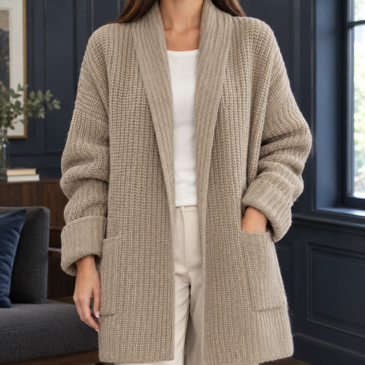Blair-Elise Ribbed Cardigan