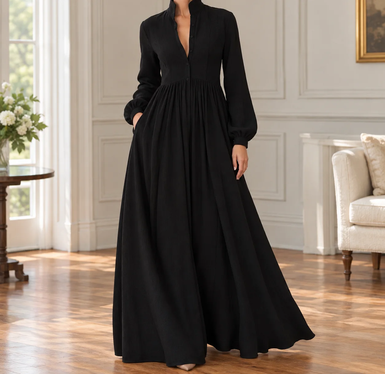 Priscilla-Skye Gathered Maxi
