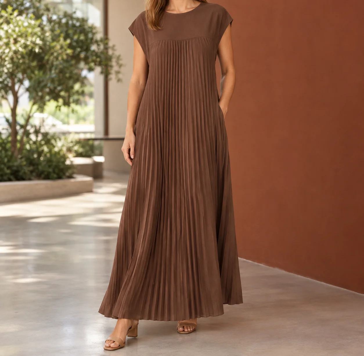 Heidi-Louise Pleated Maxi
