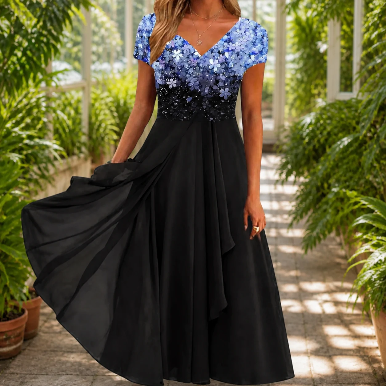 Lydia Floral Bodice Maxi