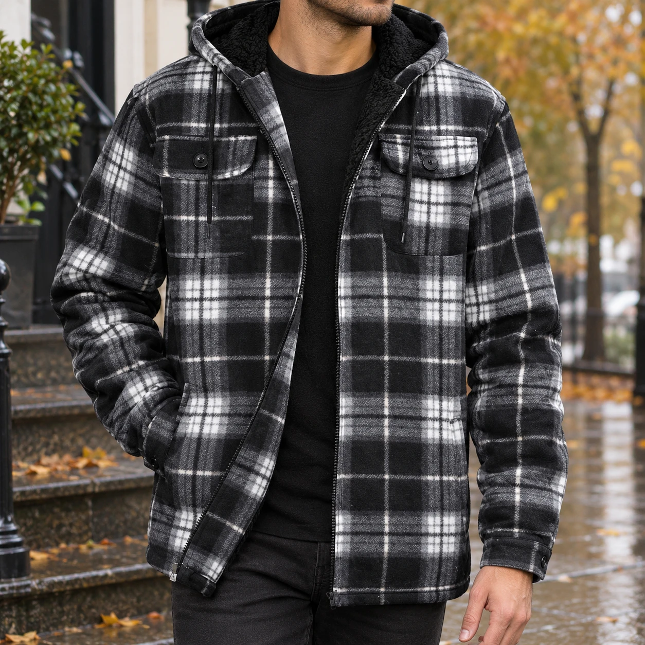 Michael Plaid Jacket