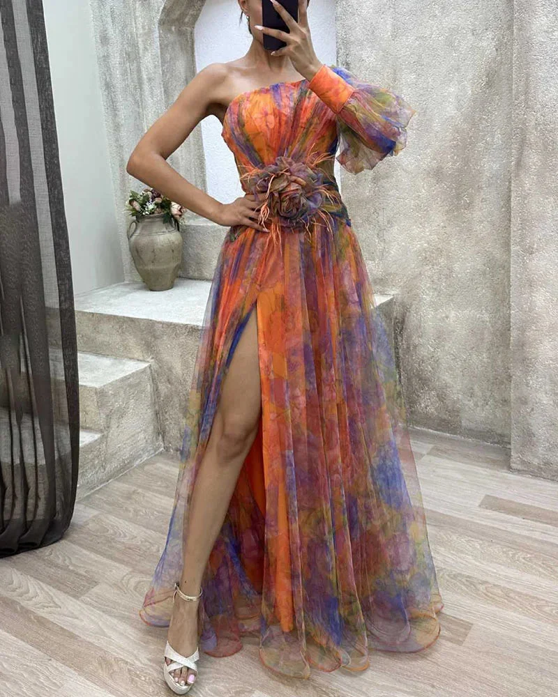 Liora One-Shoulder Dress