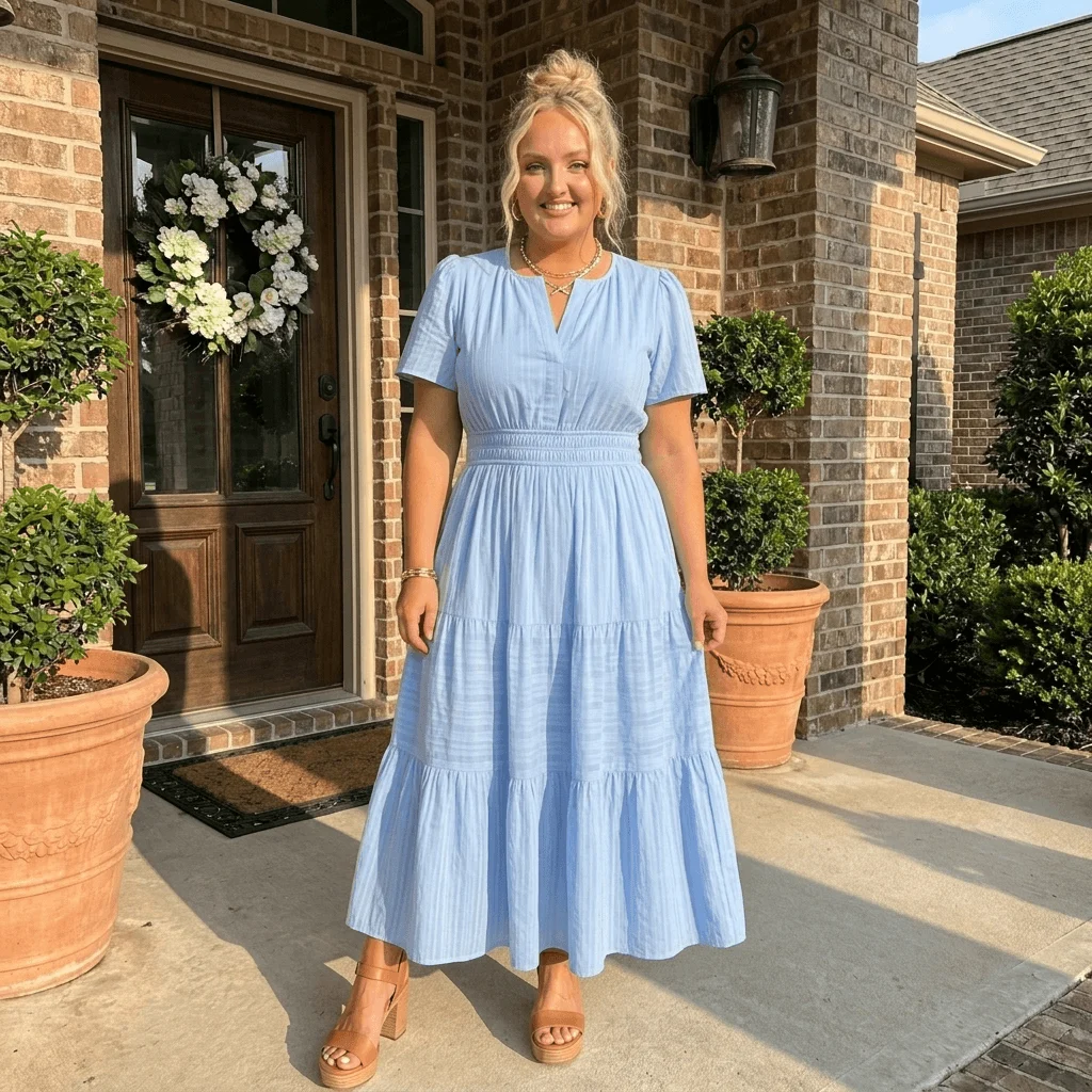 Sarah Gathered Dress