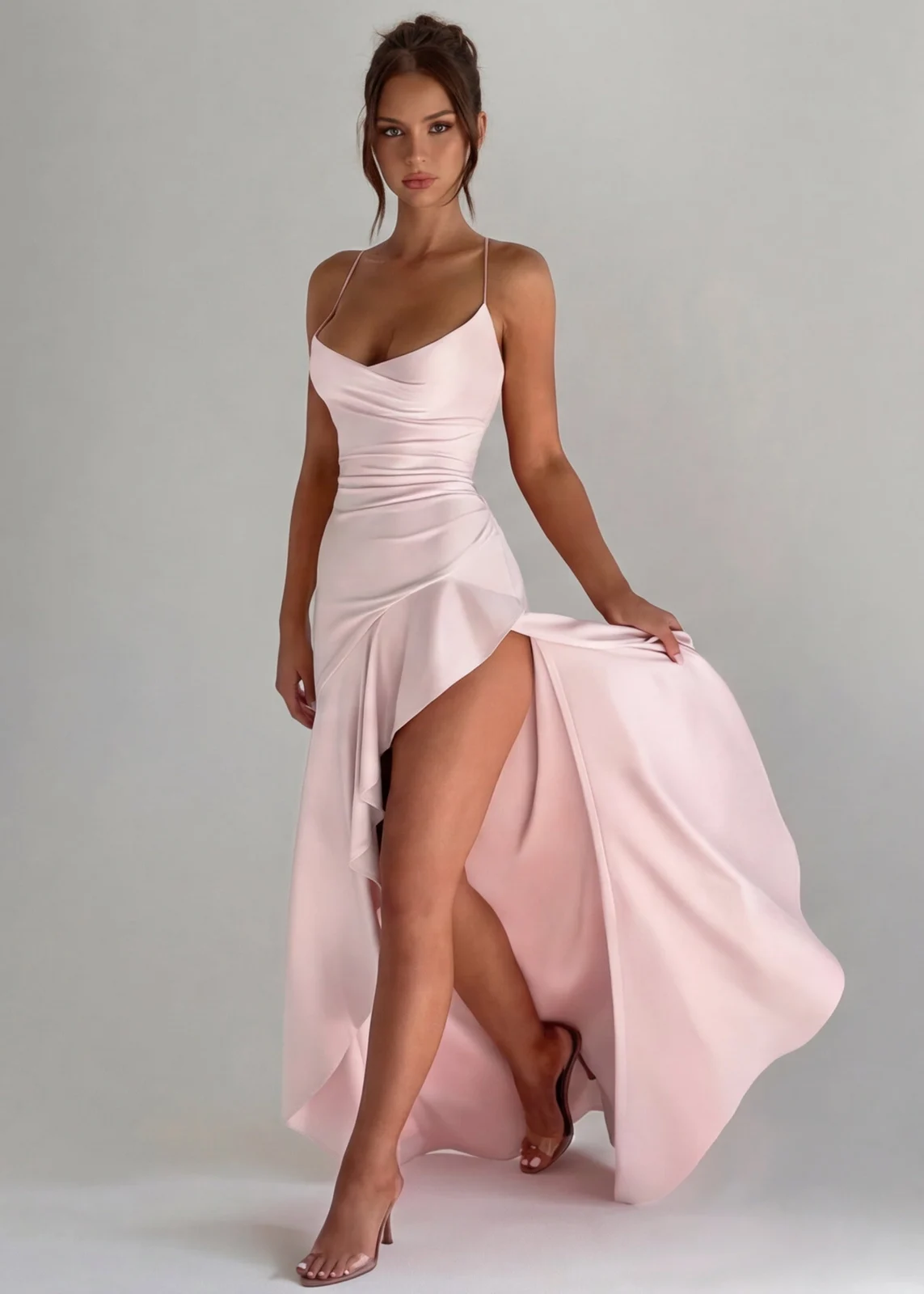 Serene Tie-Back Gown