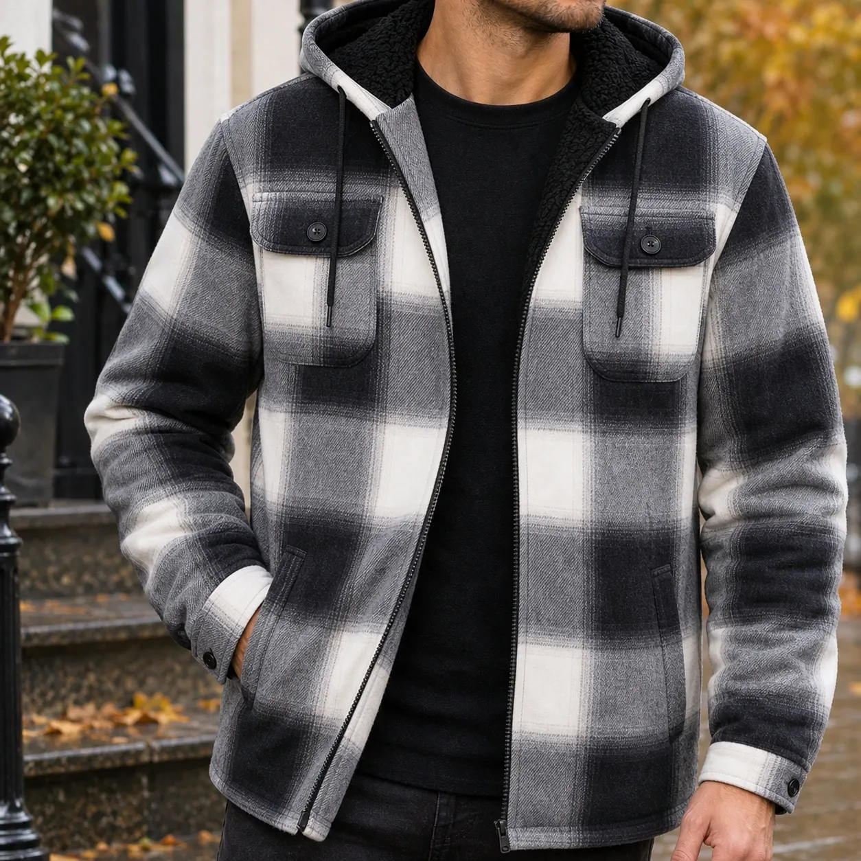 Michael Plaid Jacket — source gallery photograph 3