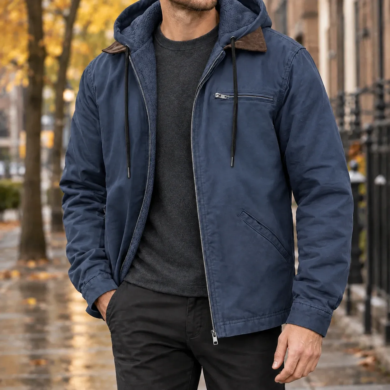 Isaac-Flynn Hooded Jacket — source gallery photograph 5