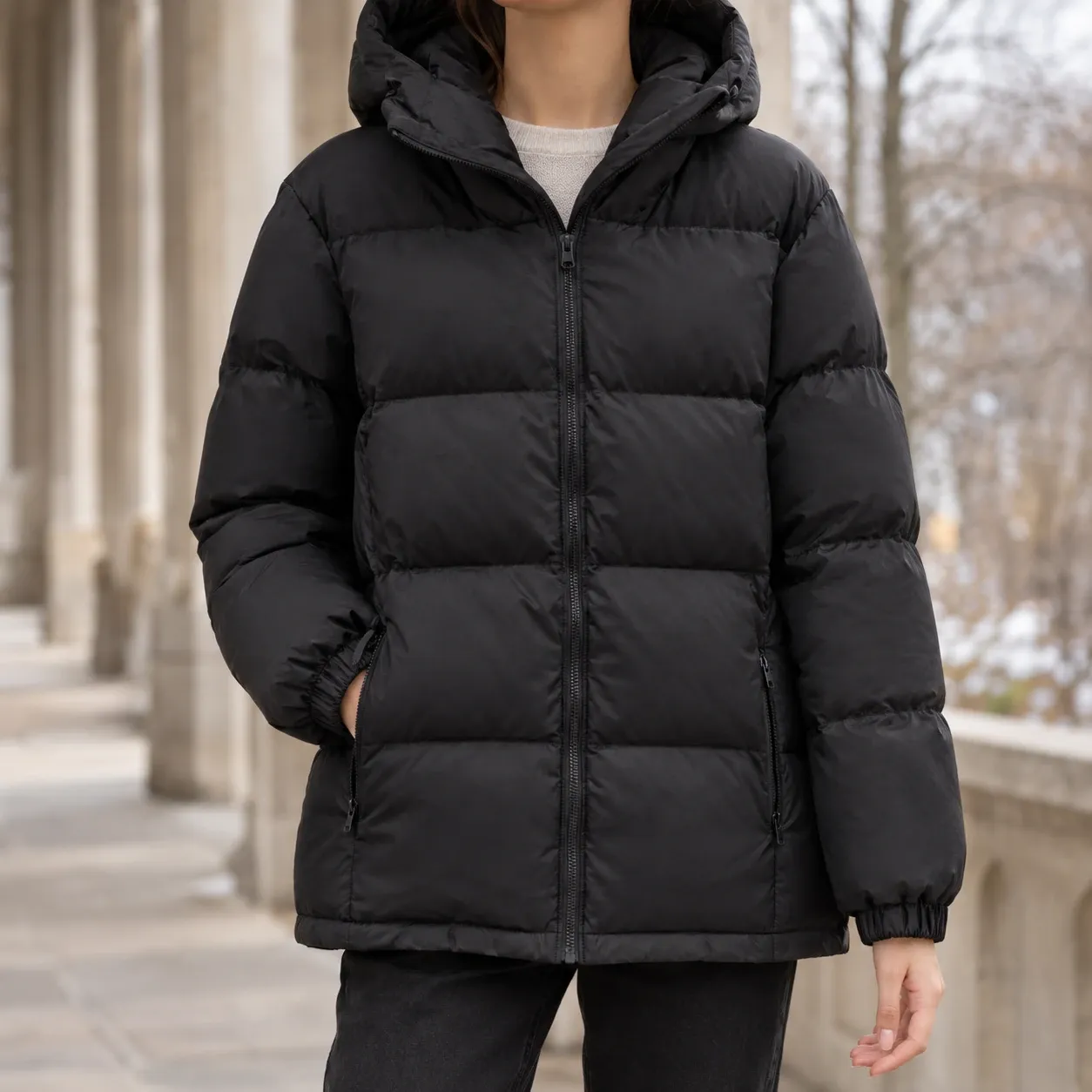 Sienna Hooded Puffer Jacket — source gallery photograph 1