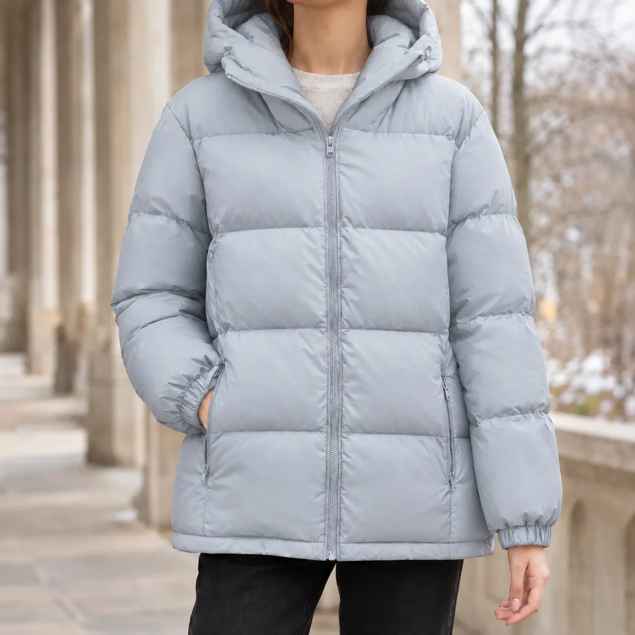 Sienna Hooded Puffer Jacket — source gallery photograph 4