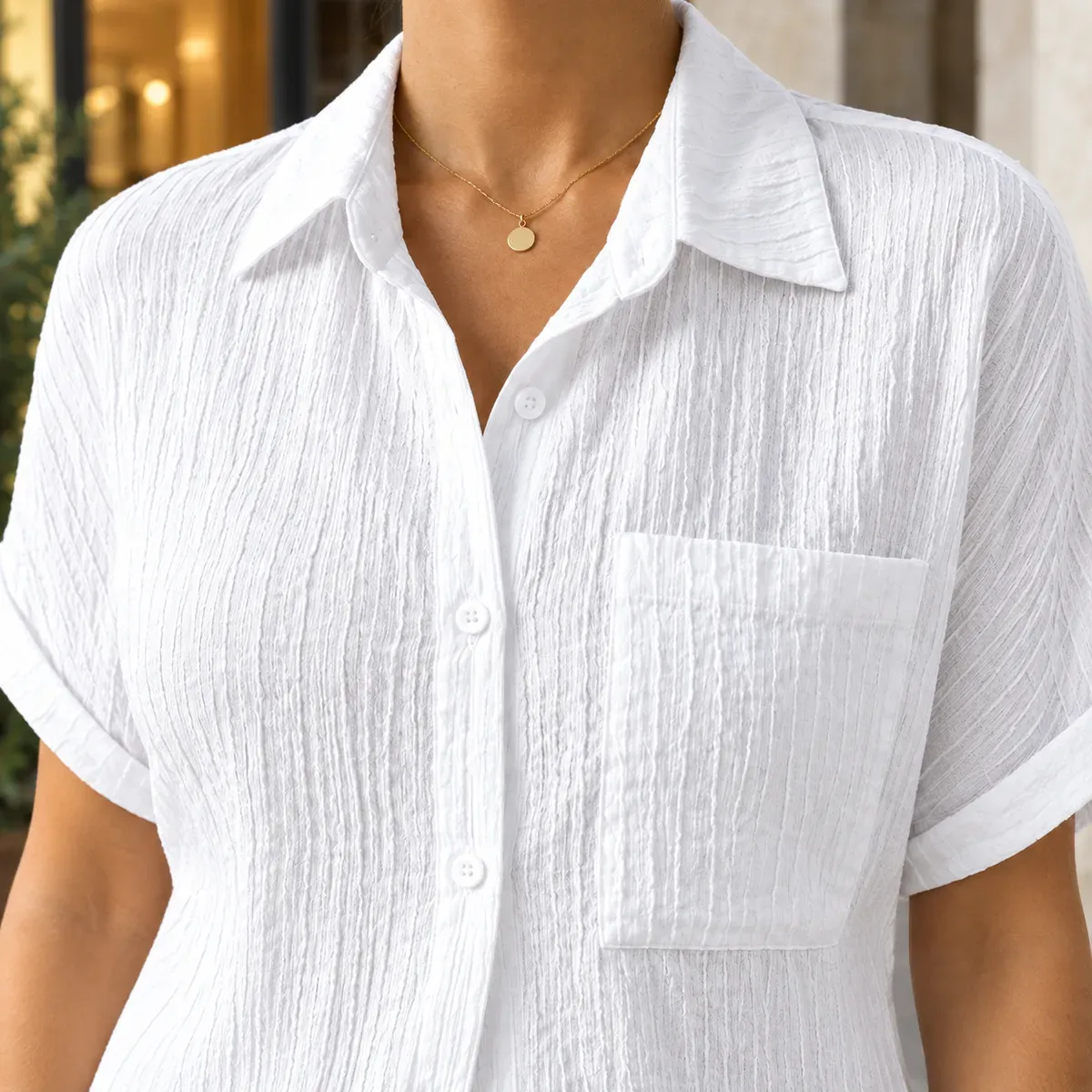 Lola Relaxed Shirt — detail