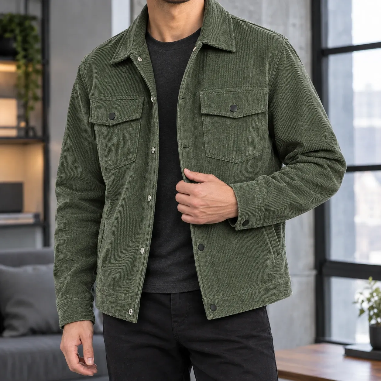 James-Dean Corduroy Jacket — source gallery photograph 3