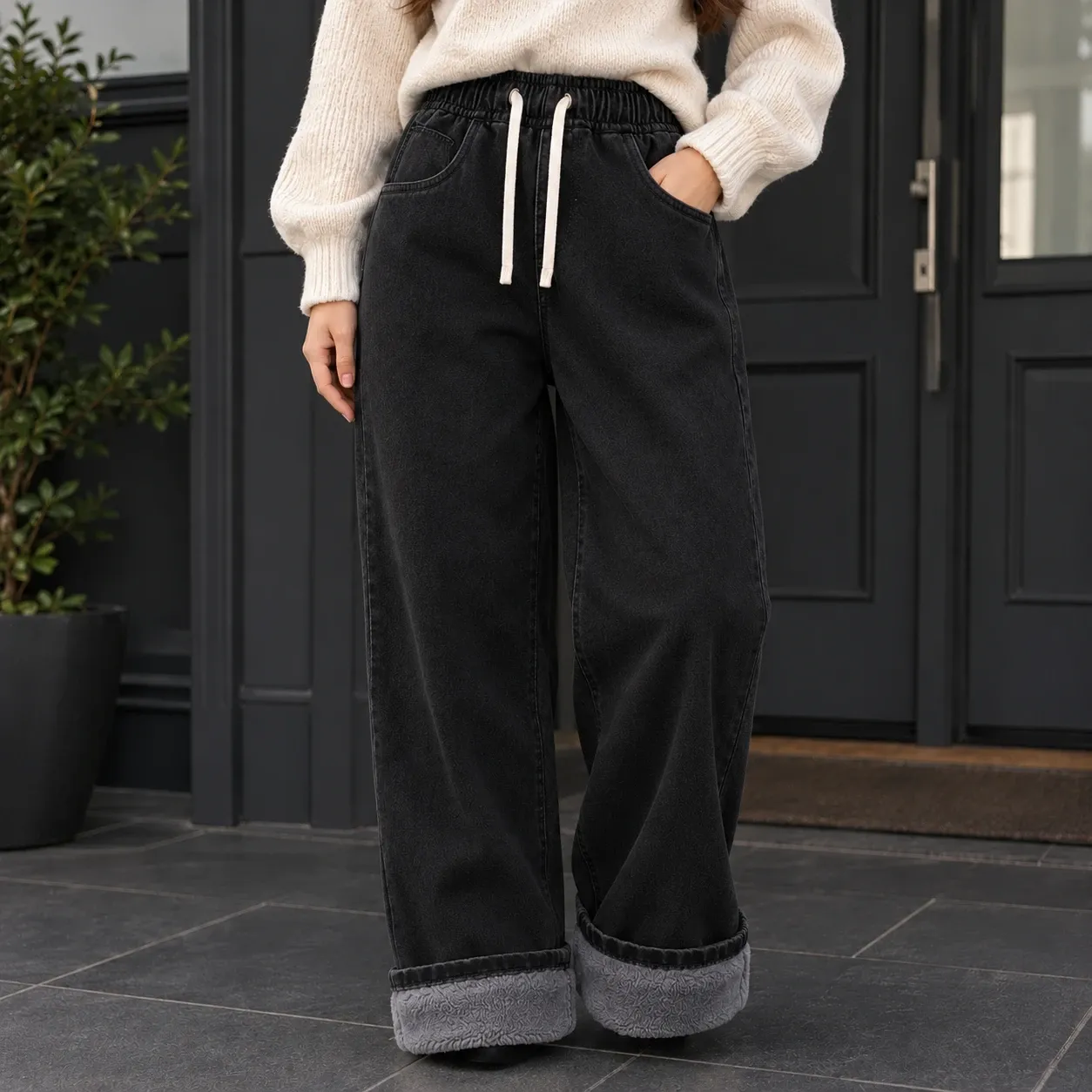 Guinevere-Jane Straight-Leg Pants — source gallery photograph 5
