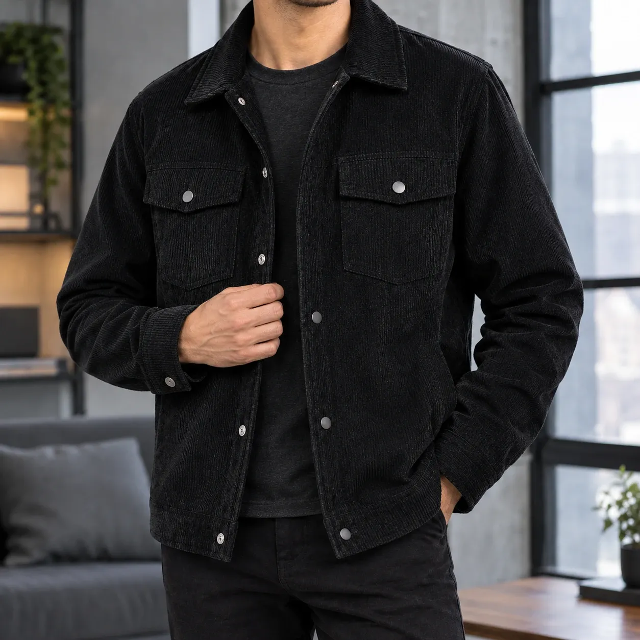 James-Dean Corduroy Jacket — source gallery photograph 2