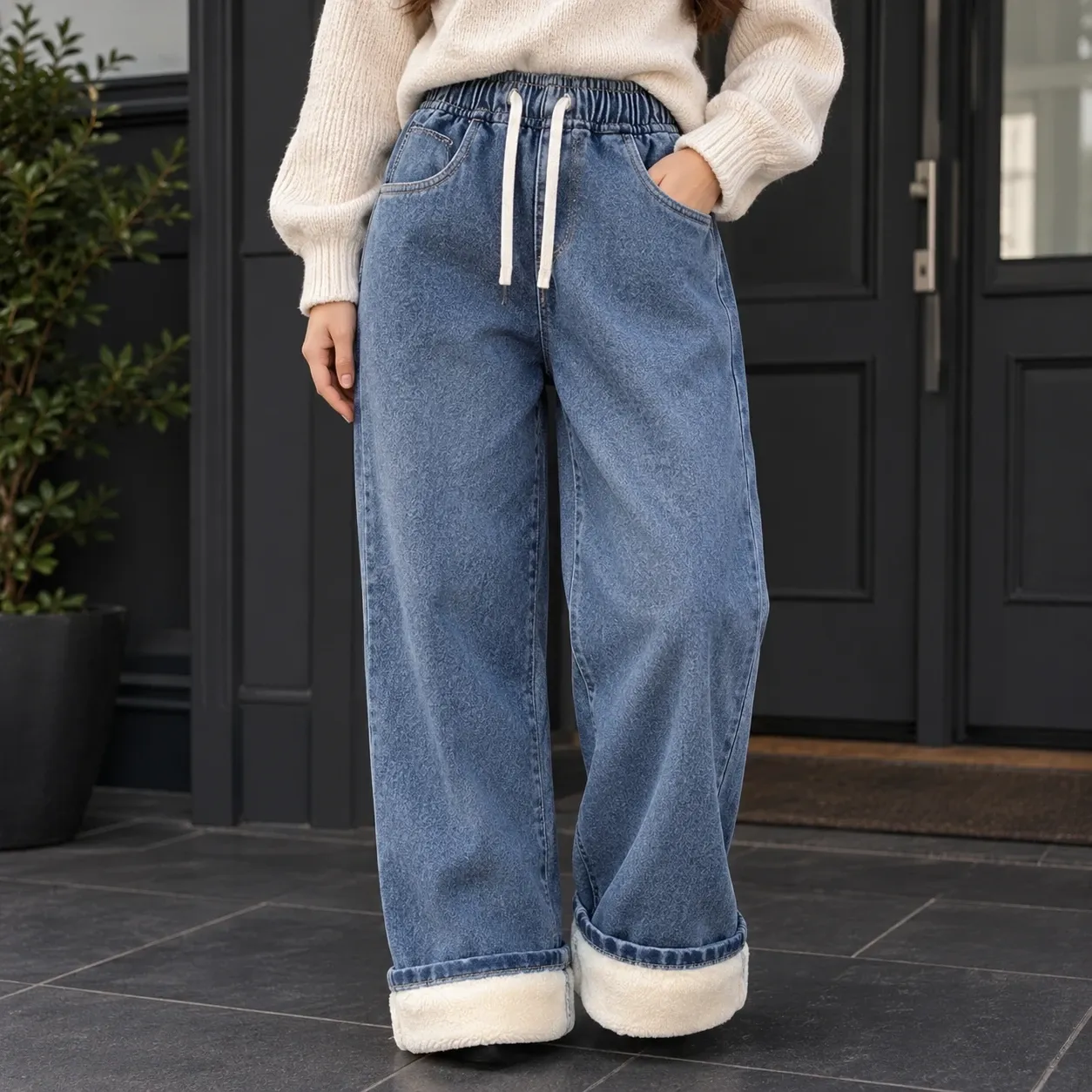 Guinevere-Jane Straight-Leg Pants — source gallery photograph 1