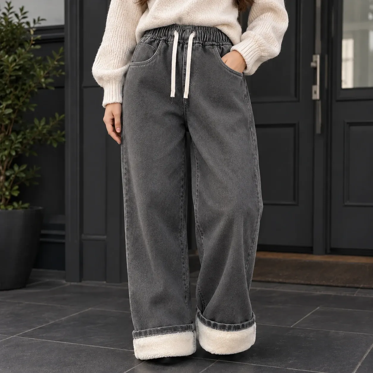 Guinevere-Jane Straight-Leg Pants — source gallery photograph 4