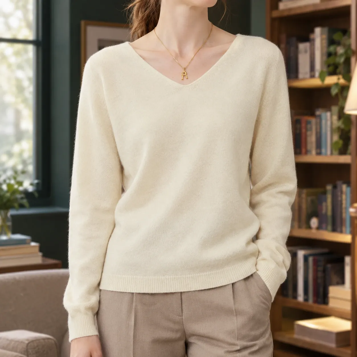 Paloma Cashmere Sweater — source gallery photograph 1