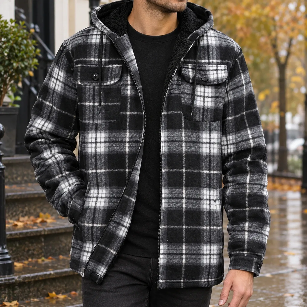 Michael Plaid Jacket — source gallery photograph 1