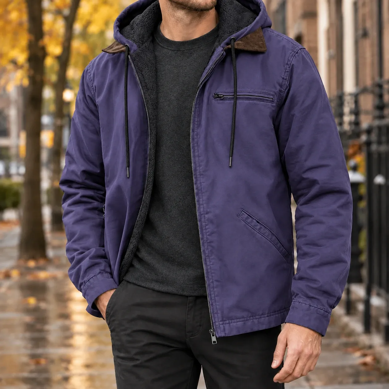 Isaac-Flynn Hooded Jacket — source gallery photograph 7